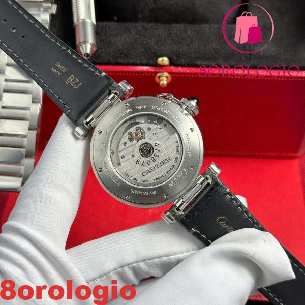Cartier Pasha De Cartier WSPA0009 Acciaio Quadrante Bianco Replica BVF 41mm Orologio - immagine 2