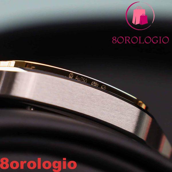 Cartier Santos De Cartier CRW2SA0030 Modello Grande Due Toni Quadrante Grigio Miglior Replica BVF 39.8mm Orologio - immagine 2