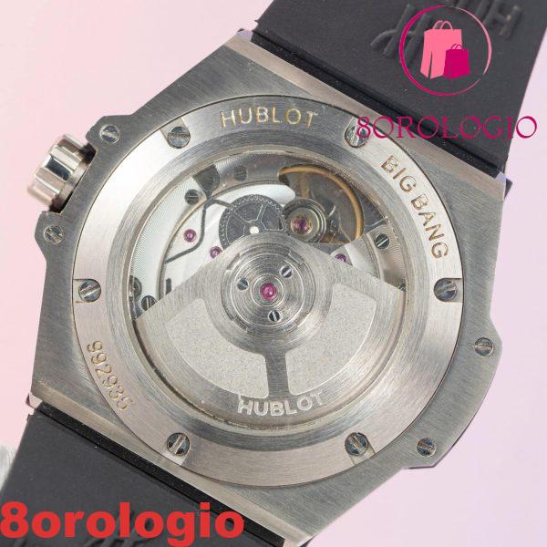 Hublot Big Bang One Click Steel Black Quadrante e Ghiera in Moissanite Personalizzata Migliore Replica 39mm Orologio - immagine 2