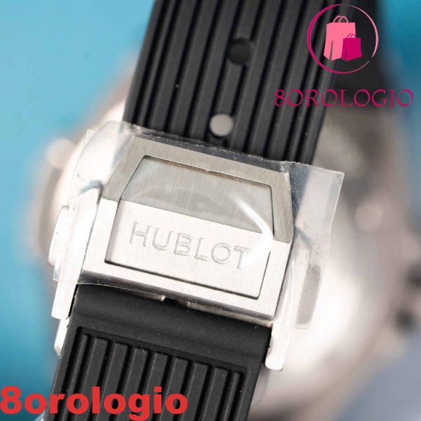 Replica Hublot Big Bang One Click Acciaio Nero Pavé Baguette CZ Stone Bezel 39 mm Orologio - immagine 2