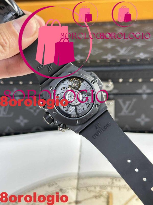 Hublot Big Bang Unico Black Magic Quadrante Nero Migliore Replica BBF 42mm Orologio - immagine 2