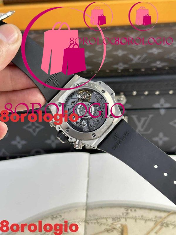 Hublot Big Bang Unico Quadrante Nero in Titanio Migliore Replica BBF 42mm Orologio - immagine 2