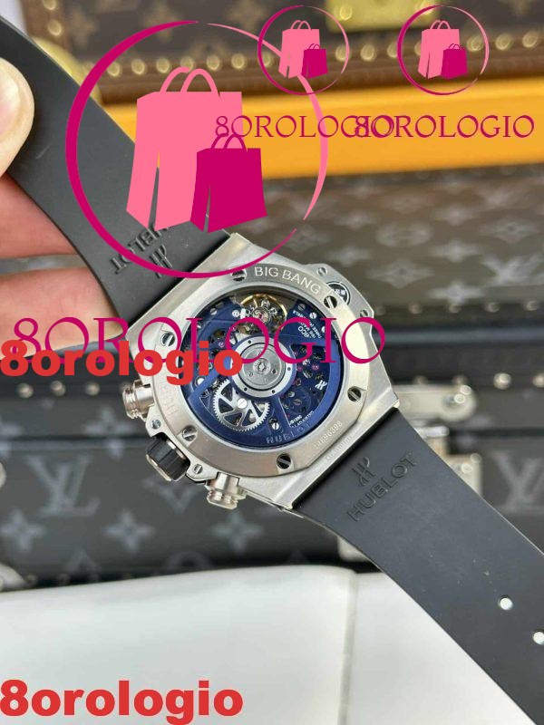 Hublot Big Bang Unico Titanium Blue Ceramic Replica Super Clone 42mm Orologio - immagine 2