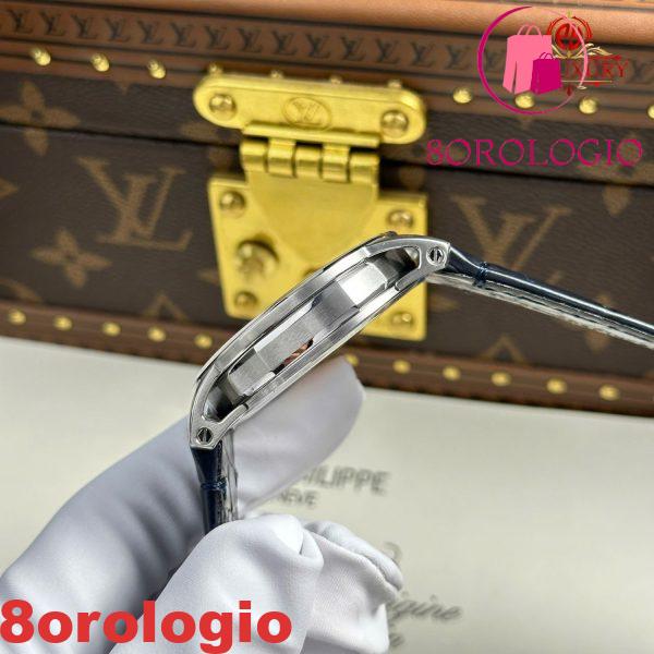 Audemars Piguet Code 11.59 Automatic 15210BC Quadrante Blu Cinturino in Pelle 1:1 Miglior Replica APSF 41mm Orologio - immagine 2