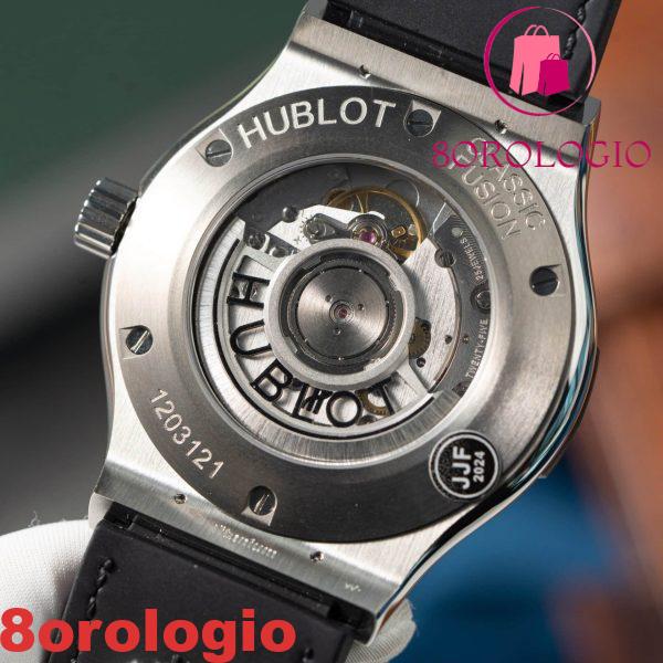 Hublot Classic Fusion Titanium Quadrante Nero Migliore Replica JJF 42mm Orologio - immagine 2