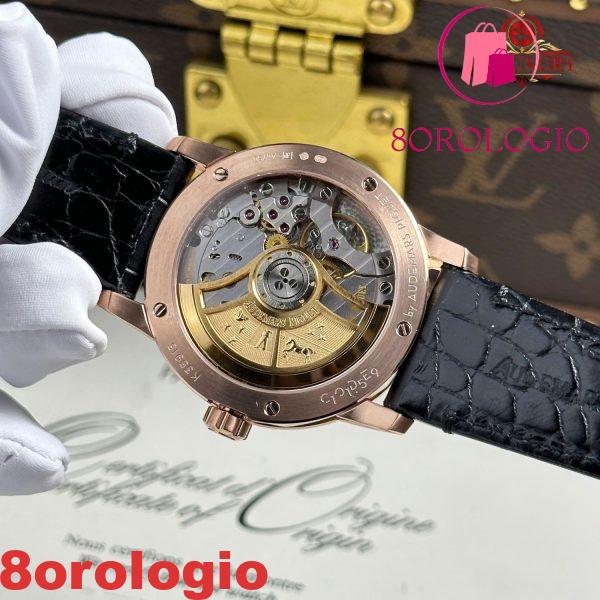 Audemars Piguet Code 11.59 Automatic 15210OR Quadrante Nero Cinturino in Pelle 1:1 Miglior Replica APSF 41mm Orologio - immagine 2