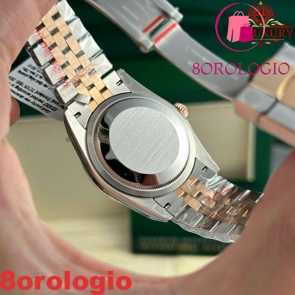 Rolex Datejust 126231-0019 Bicolore Quadrante Nero con Diamanti Oro 10K Rivestito Jubilee Miglior Replica GMF 36mm Orologio - immagine 2