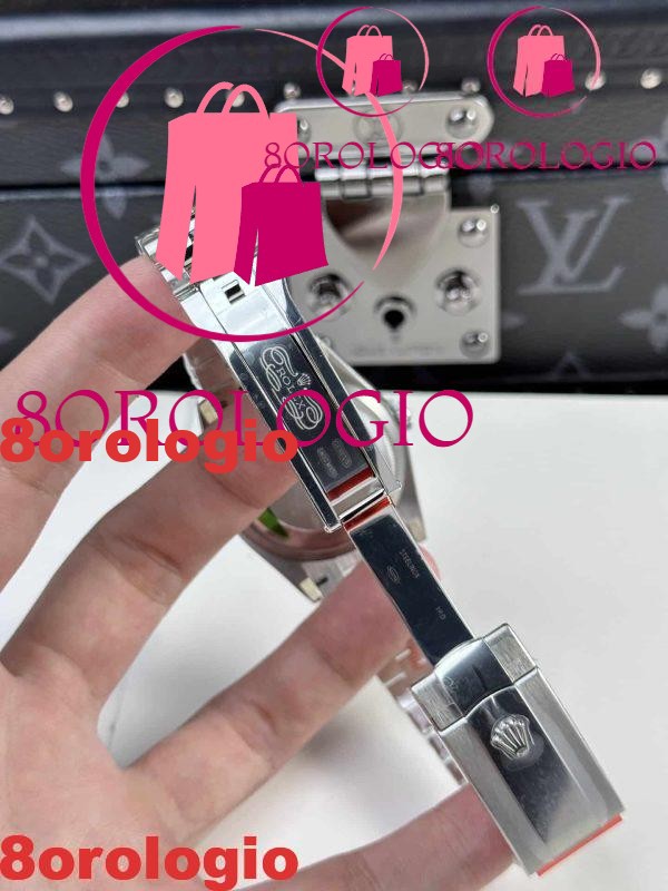 Rolex Datejust 126234 Quadrante Nero Diamanti Jubilee 1:1 Replica 36mm Orologio - immagine 2