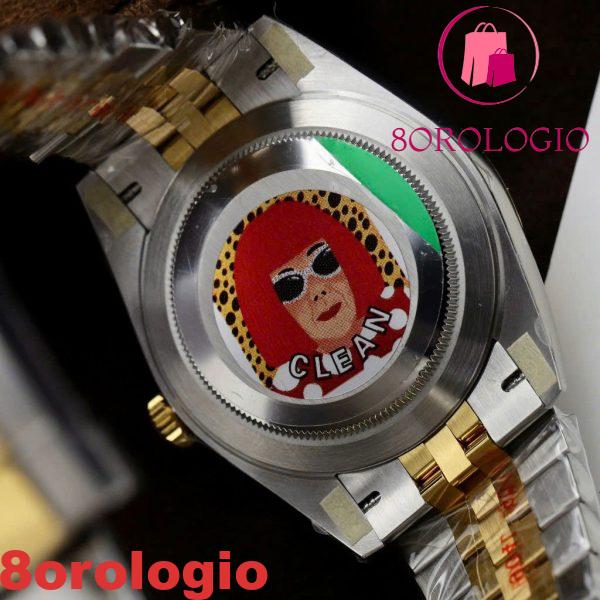 Rolex Datejust 126333 Due Toni Oro Giallo Quadrante Motivo Scanalato Jubilee Miglior Replica Clean Factory 41mm Orologio - immagine 2