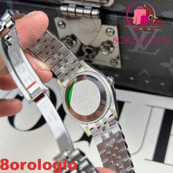 Replica migliore 1:1 Rolex Datejust 278384RBR Quadrante in Madreperla Bianca Lunetta con Diamanti Bracciale Jubilee 31mm THB Orologio - immagine 2