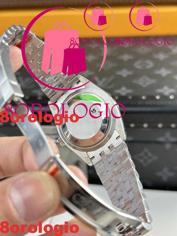 Rolex Datejust Quadrante Blu con Motivo Diamanti Jubilee Alta Qualità Replica 36mm Orologio - immagine 2