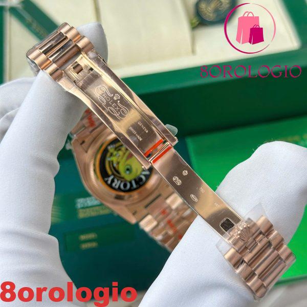 Rolex Day-Date 128235-0085 Quadrante con Diamanti Blu-Verde 158g Miglior Replica QF 36mm Orologio - immagine 2