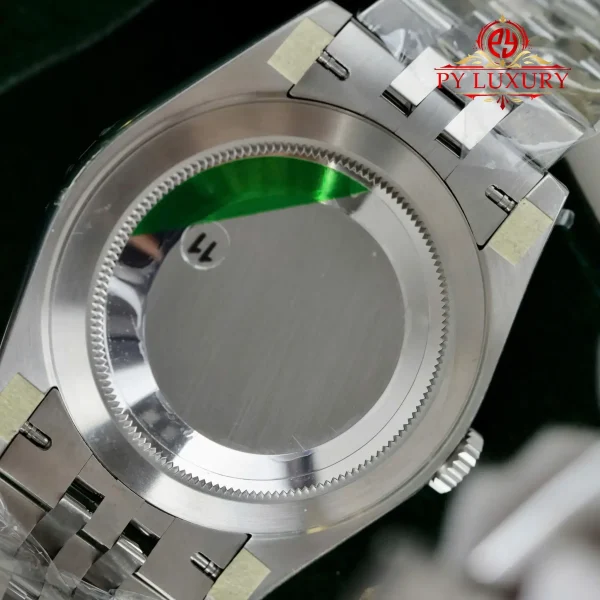 Rolex Datejust 126300 Quadrante Verde Menta Lunetta Liscia Bracciale Jubilee Migliore Replica VSF 41mm Orologio - immagine 2