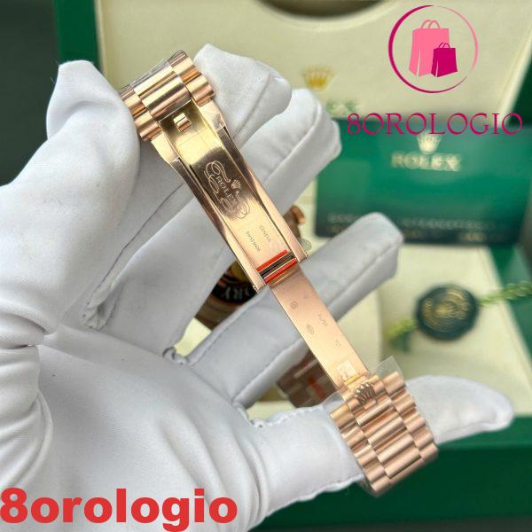 Rolex Day-Date 228235 Oro Rosa Quadrante Verde Oliva 187g Best Replica QF 40mm Orologio - immagine 2