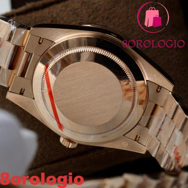 Rolex Day-Date 228235 Quadrante Sundust con Indici a Strisce Oro Rosa 18K Best Replica V3 GMF 40mm Orologio - immagine 2