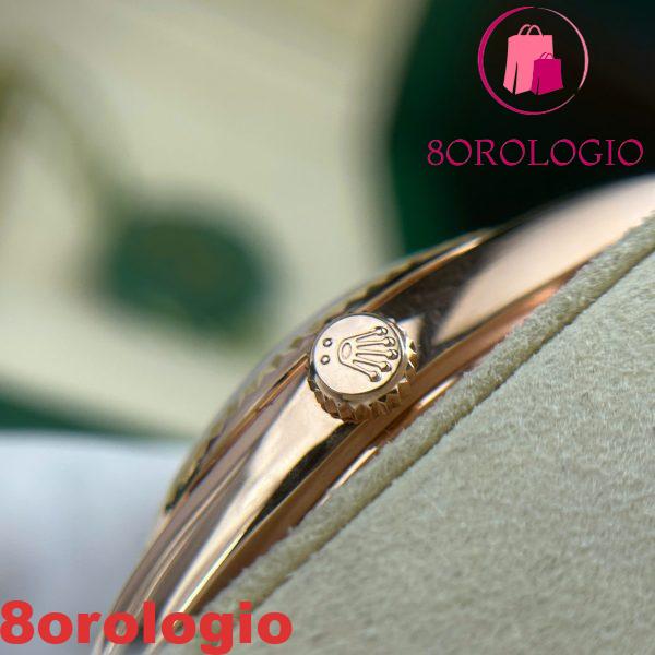 Rolex Day-Date 228235-0003 Quadrante Chocolate con Diamanti Baguette Oro Rosa 18K Solido 40mm replica Orologio - immagine 2