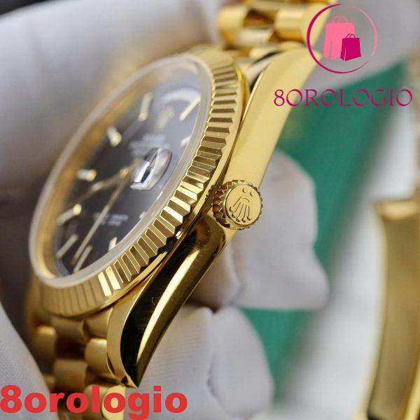 Rolex Day-Date 228238 Quadrante Nero Luminoso Oro 18K Replica GMF V3 Migliore 40mm Orologio - immagine 2