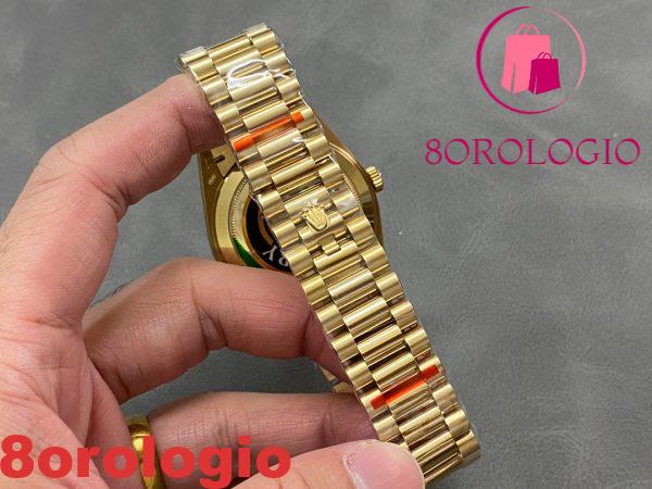 Replica di alta qualità Rolex Day-Date 228238-0002 Oro Giallo Quadrante Argento 184g 40mm Orologio - immagine 2