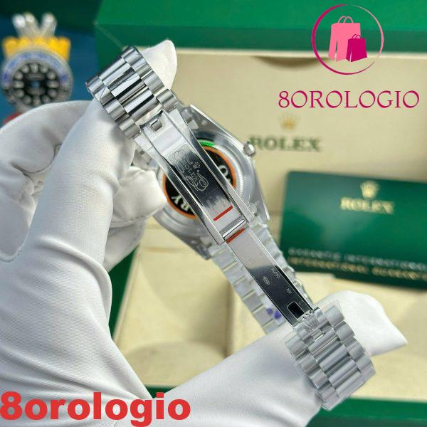 Rolex Day-Date 228239 Quadrante Nero Baguette 187g Replica Super Clone QF 40mm Orologio - immagine 2