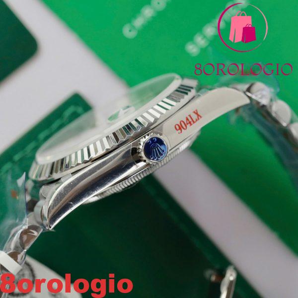 Rolex Day-Date 228239 Quadrante MOP Baguette Moissanite Indici GMF V3 Migliore Replica 40mm Orologio - immagine 2