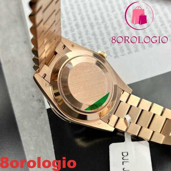 Rolex Day-Date 228345RBR replica in oro 18K personalizzato con moissanite a baguette 40mm Orologio - immagine 2