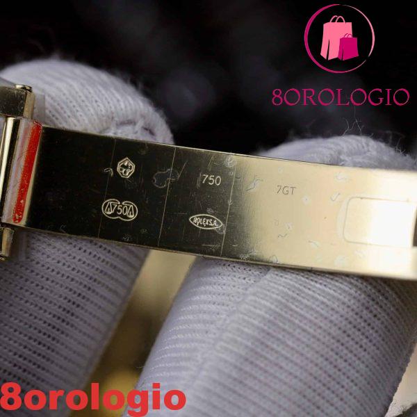 Replica Rolex Day-Date 40 Oro Giallo Quadrante Champagne con Diamanti V3 GMF 40mm Orologio - immagine 2