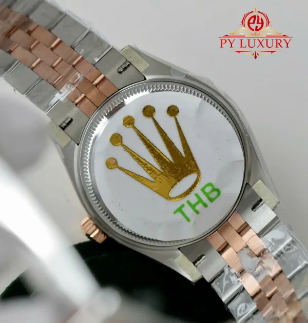 Replica Rolex Datejust 278271 Bicolore Oro Rosa Quadrante Ardese con Diamanti Cinturino Jubilee 1:1 Migliore THB 31mm Orologio - immagine 2