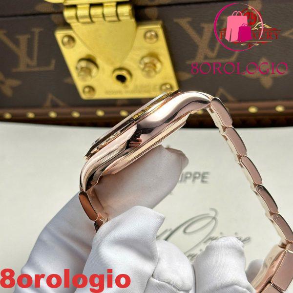 Rolex Daytona 116505 Quadrante Cioccolato Oro Rosa 18K Bracciale Oyster Rivestito Replica 1:1 Super Clone 40mm Orologio - immagine 2