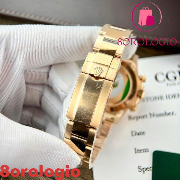 Replica Rolex Daytona 116505-0017 “Sundust Dial” con indici in diamanti taglio baguette Clean Factory 40mm Orologio - immagine 2