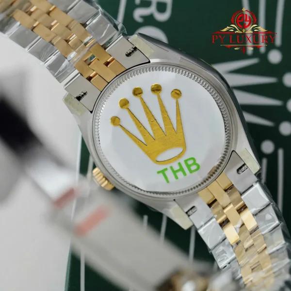 Rolex Datejust 278273 Bicolore Oro Giallo Quadrante in Madreperla con Diamanti Jubilee 1:1 Replica THBF 31mm Orologio - immagine 2