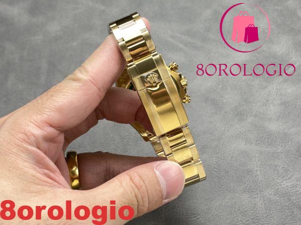 Replica Rolex Daytona 126508-0005 Oro Giallo Quadrante Dorato 180g Alta Qualità QF 40mm Orologio - immagine 2