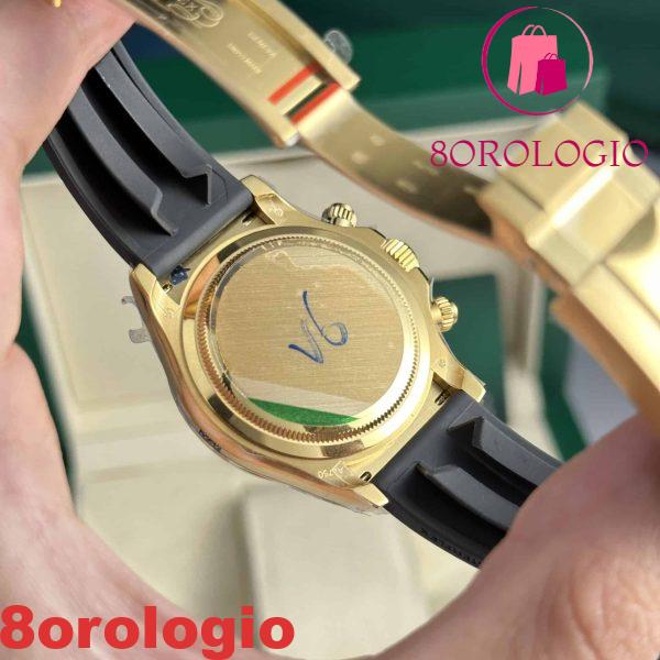 Rolex Daytona 126518 Oro Giallo Quadrante Champagne Oysterflex 142g Super Replica 40mm Orologio - immagine 2