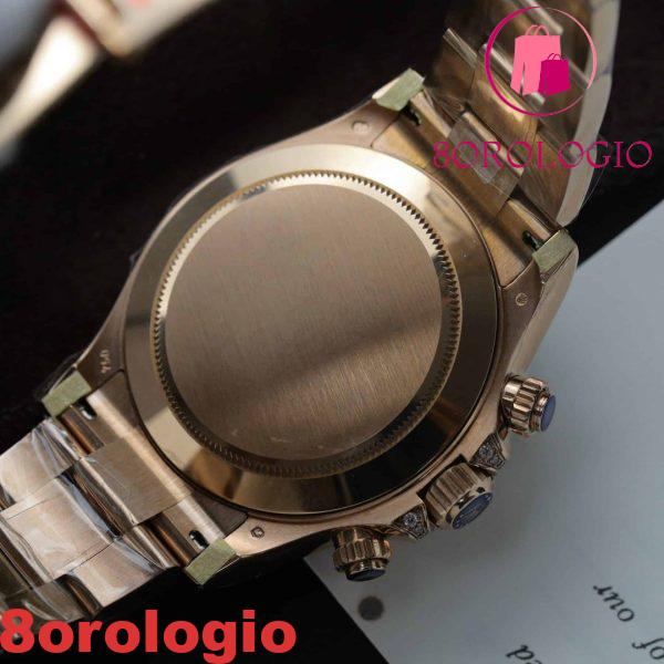 Rolex Daytona Rainbow 116595 Oro Rosa Calibro 4130 Super Replica 40mm Orologio - immagine 2