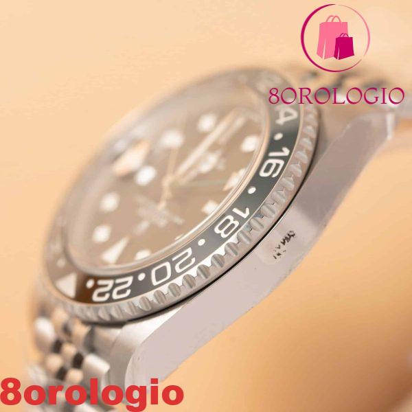 Rolex GMT-Master II 126710GRNR Bruce Wayne Lunetta Ceramica Nero Grigio Bracciale Jubilé Migliore Replica Clean Factory 40mm Orologio - immagine 2
