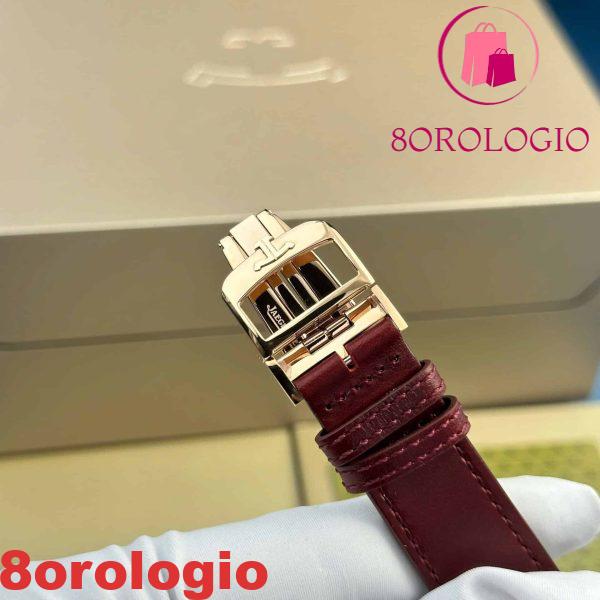 Jaeger – LeCoultre Reverso Tribute Monoface Small Seconds Q713256J Oro Rosa Quadrante Bordeaux Miglior Replica MGF 45.6×27.4mm Orologio - immagine 2