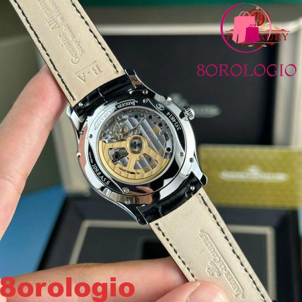 Replica Migliore di Jaeger-LeCoultre Master Ultra Thin Moon Quadrante Argento Pelle APSF 39mm Orologio - immagine 2