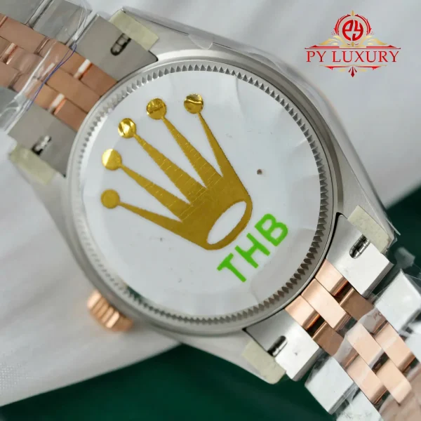 Rolex Datejust 278381RBR-0006 Due Tono Quadrante Cioccolato Ghiera con Diamanti Jubilee Miglior Replica THB 31mm Orologio - immagine 2