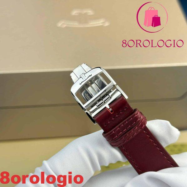 Jaeger-LeCoultre Reverso Tribute Monoface Small Seconds Q397846J Quadrante Bordeaux Migliore Replica MGF 45.6×27.4mm Orologio - immagine 2
