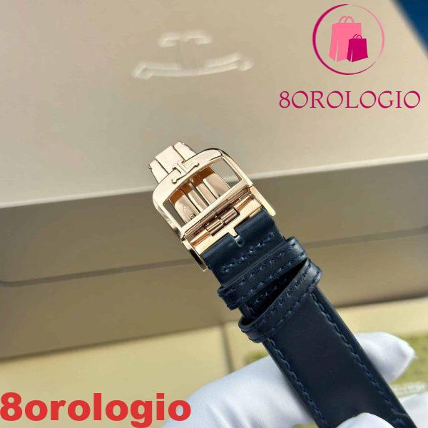 Jaeger-LeCoultre Reverso Tribute Monoface Small Seconds Oro Rosa Quadrante Blu Migliore Replica MGF 45.6×27.4mm Orologio - immagine 2