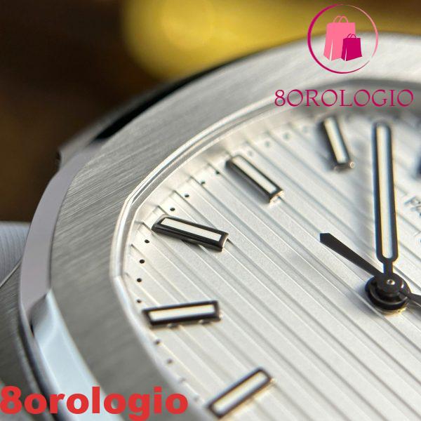 Patek Philippe Nautilus 5711/1A-011 Quadrante Bianco Replica Modificata 1:1 Super Clone 40mm Orologio - immagine 10