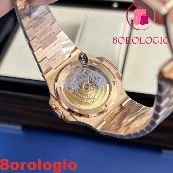 Patek Philippe Nautilus 5711/1R-001 Oro Rosa Quadrante Marrone Migliore Replica 40mm Orologio - immagine 10