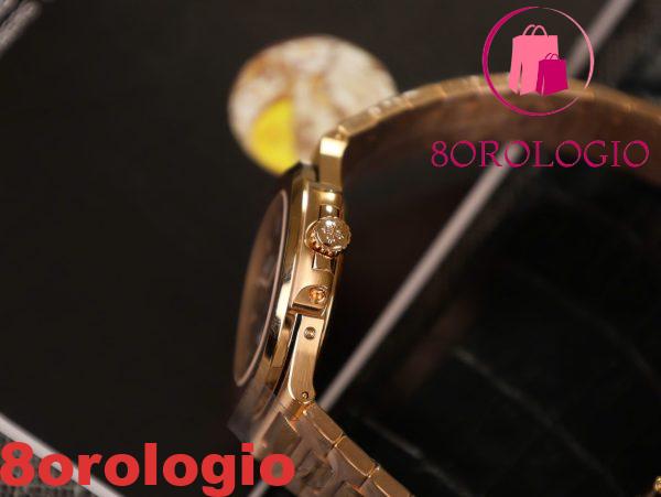 Patek Philippe Nautilus 5712/1R Oro Rosa 18K Replica 1:1 PPF V3 40mm Orologio - immagine 10