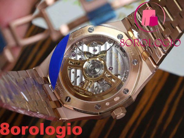 Audemars Piguet Royal Oak 15500OR Oro Rosa Quadrante Nero Replica Super Clone APSF 41mm Orologio - immagine 2