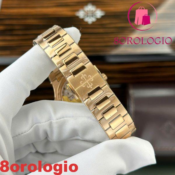 Patek Philippe Nautilus 7118/1R-010 Oro Giallo Quadrante Dorato Migliore Replica 35,2mm Orologio - immagine 10