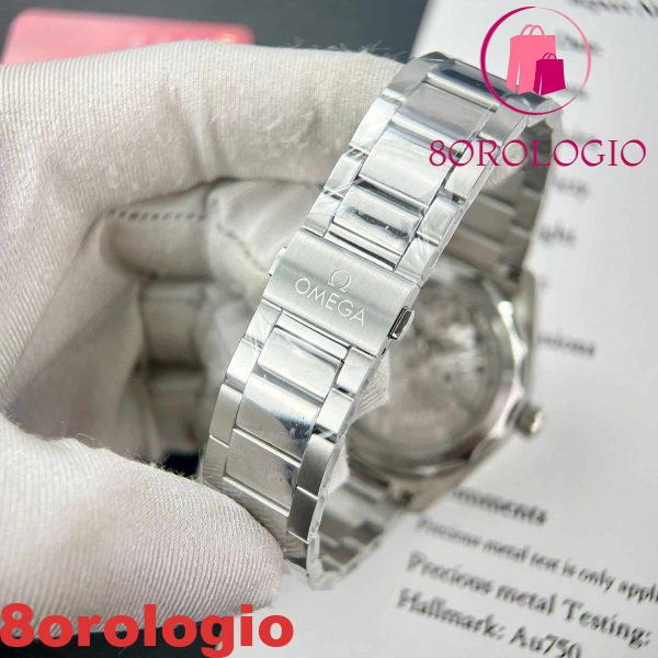 Omega Seamaster Aqua Terra Co-Axial Master Chronometer Quadrante Bianco Lancetta Arancione Miglior Replica VSF 41mm Orologio - immagine 2