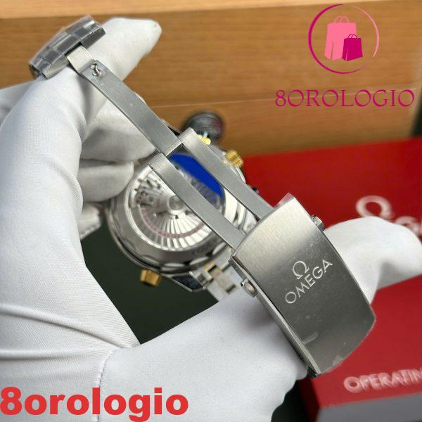 Omega Seamaster Diver 300M Chronograph Due Tono Quadrante Blu Miglior Replica N1 Factory 44mm Orologio - immagine 2