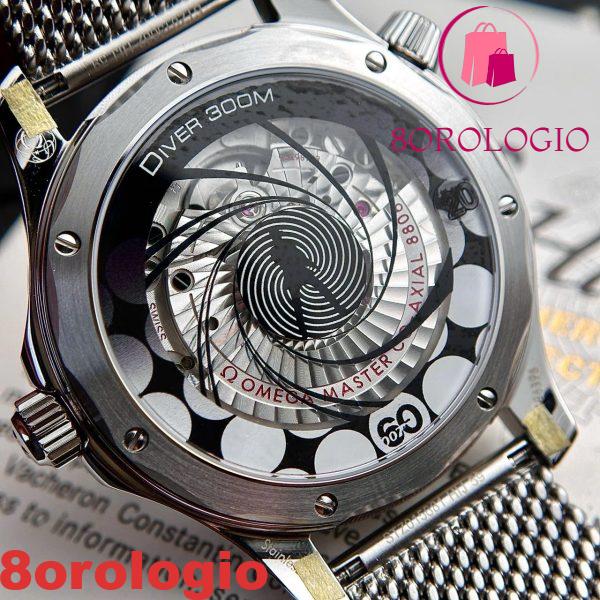 Omega Seamaster Diver 300M Anniversario 60° di James Bond Quadrante Blu Replica Migliore VSF 42mm Orologio - immagine 2