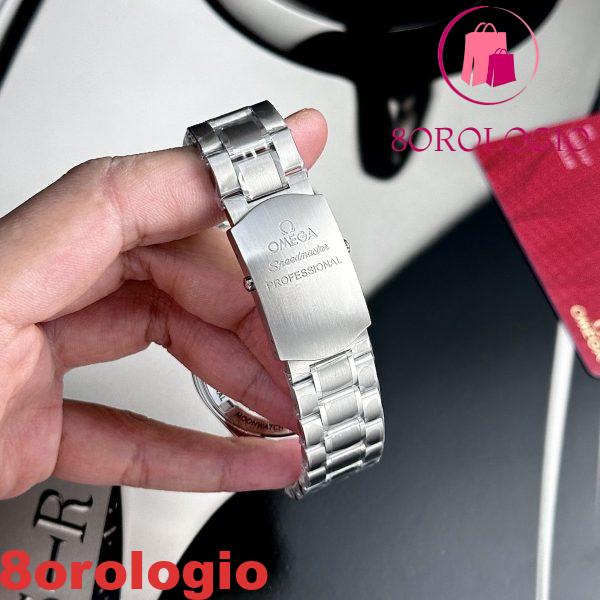 Replica Svizzera Omega Speedmaster Moonwatch Chronograph Quadrante Nero 42mm Orologio - immagine 2