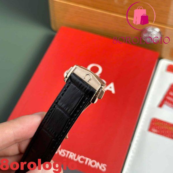 Omega Speedmaster Moonwatch Professional Cronografo Oro Rosa Quadrante Nero Replica Svizzera 42mm Orologio - immagine 2