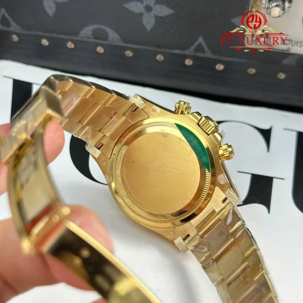 Rolex Daytona 126508 Oro Giallo Quadrante Verde & Oro Replica 1:1 THBF 40mm Orologio - immagine 2